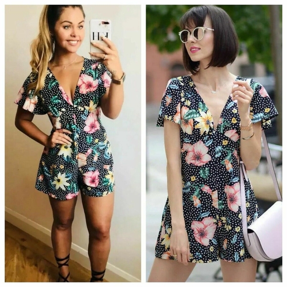 Zara floral romper - Picture 1 of 4